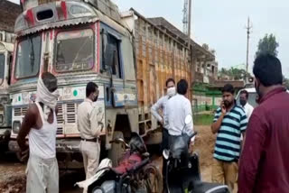 Truck full of wheat seized