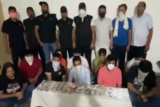 12 people arrested while Casino gambling in Faridabad