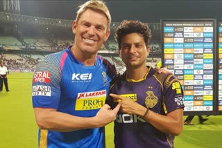 corrected bowling, looking at warne's videos, kuldeep yadav on his bowling, kuldeep on shane warne, ୱାର୍ନଙ୍କୁ ଦେଖି ବୋଲିଂ ସୁଧାରିଛି, ସେନ ୱାର୍ନ, ଭାରତୀୟ ସ୍ପିନର କୁଲଦୀପ ଯାଦବ