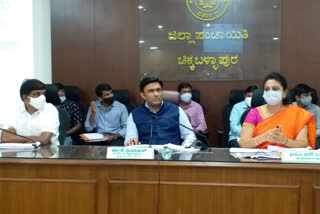 Taluk progress review meeting chaired by Minister Sudhakar