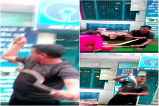 Cobra caught in SBI branch