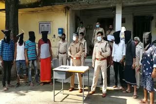 8 criminal arrested in deoghar, firing in deoghar, crime news of deoghar, देवघर में 8 अपराधी गिरफ्तार, देवघर में गोलीबारी, देवघर में अपराध की खबरें