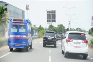 Andhra CM's convoy moves aside to give way to ambulance