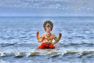 Ganesh idols immersion