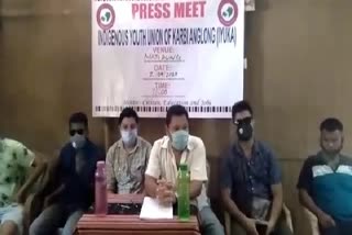 Indigenous Youth Union Press Meet at Diphu