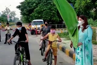 cycle rally was organized