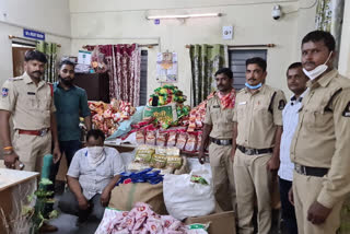 Seizure of banned gutka .. Arrest of accused