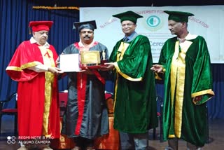 Dharwad Coconut Artist Honoured with Doctorate