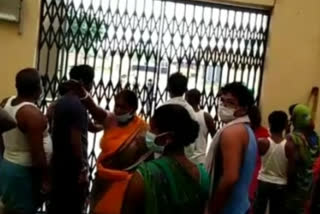 godda covid care hospital corona infected patients facing problem