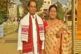 Husband of actress Chetana Das passes away Guwahati etv bharat news