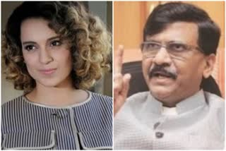 Kangana Ranaut and sanjay raut