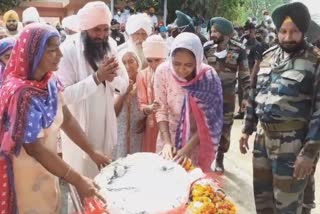 Funeral of Shaheed Parminder Singh