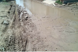 Mundka Industrial Area Road condition is poor