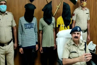 Police arrested three miscreants of vehicle theft in gurugram