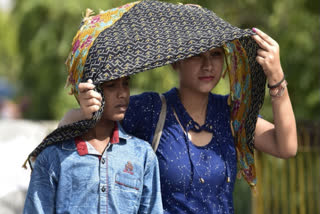 As the monsoon weakened in the area, the scorching heat intensified