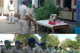 Condolences on death of constable in Simaria police station