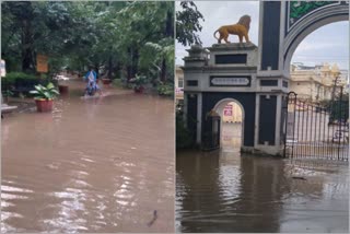 heavy rain in udaipur, rain in udaipu