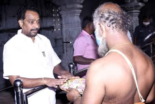 Minister MR Vijayabaskar