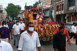 State BJP president's rally was held in Patan