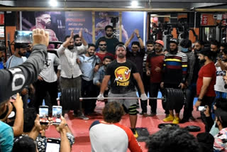 first weight lifting championship in Pulwama
