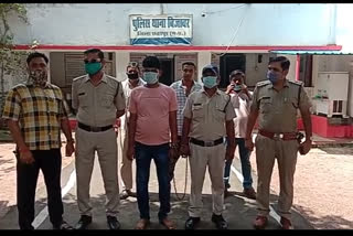 Reward crook Jagdish Rajak arrested in chhatarpur