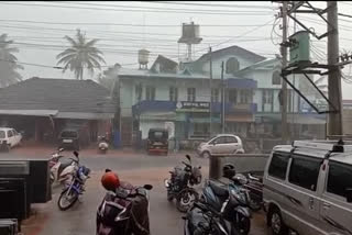 Heavy rains in Chikmagalur