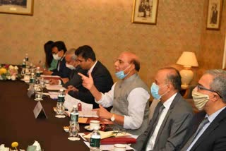 Defence Minister Rajnath Singh met Chinese counterpart