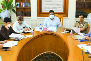 Chief Secretary shanmugam advisory meeting with district collectors