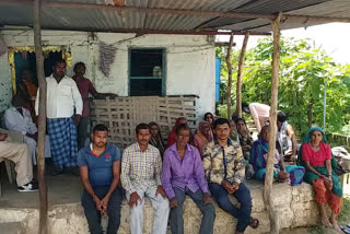 People from villages that have become islands in Barwani district said