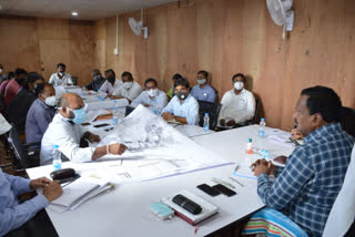 siddipet collector review on R&R colony construction in gajwel