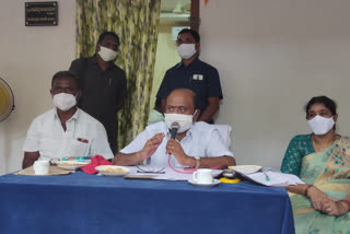 mla challa dharma reddy participated in general body meeting at sangam in warangal rural district