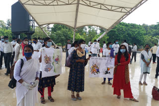 jtet Candidates Movement in ranchi, शिक्षक दिवस के दिन शिक्षक बनने के लिए जेटेट अभ्यर्थियों का आंदोलन