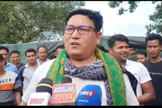 Hagrama Mohilary proposed to the UPPL for allience: Promod Bodo