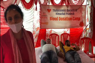 Thalassimics Society organized blood donation camp