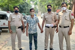 Dabri police arrested crook with US-made pistol