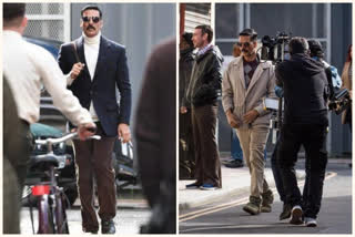 akshay kumar movie bell bottom shooting in scotland pictures viral