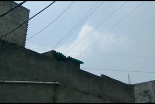 Child burned by High tension wire going over houses in Burari