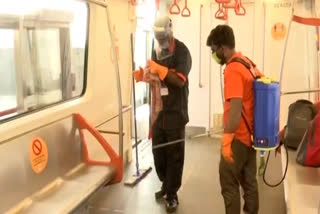 Ahmedabad Metro starts sanitisation ahead of resumption of services