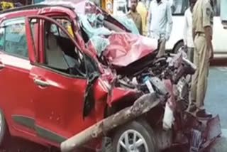 road accident at panjagutta in hyderabad