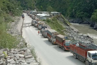 Kullu-Manali road closed due to landslide
