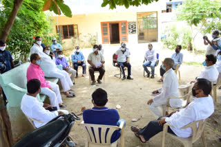 Corporator Venkatesh Bastibata in Sherilingampally constituency Se