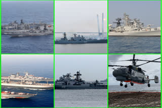 Indo-Russian naval joint maneuvers ends in the Bay of Bengal