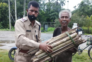 Chirang police helping hands