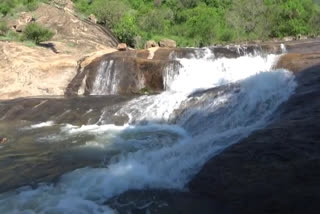 Floods in sathuragiri hills due to heavy rain flow in western ghats