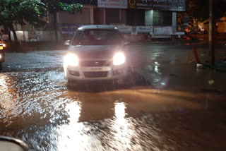 ಶಿವಮೊಗ್ಗದಲ್ಲಿ ರಾತ್ರಿ ಭಾರಿ ಮಳೆ