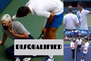 Djokovic defaulted from US Open  Novak Djokovic  US Open  Novak Djokovic out of US Open  യുഎസ് ഓപ്പണ്‍  ജോക്കോവിച്ചിനെ അയോഗ്യനാക്കി  ജോക്കോവിച്ച്