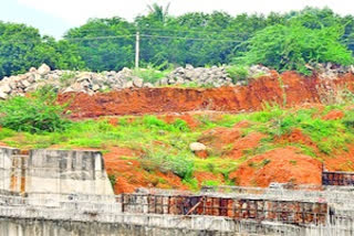 Disappearing Polavaram canal dykes