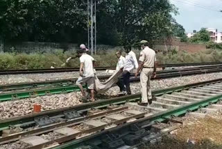 A person commits suicide by jumping in front of a train in Bhiwani