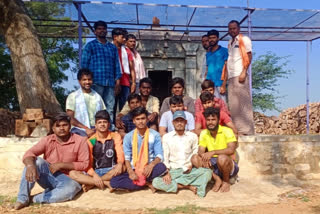 Temple Cleanup by Kanahosahalli Youth Brigade Team