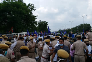 Protest Against Sexual Assault in jaipur